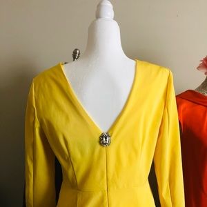 Yellow J Crew Dress